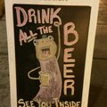 Sign at my local watering hole...