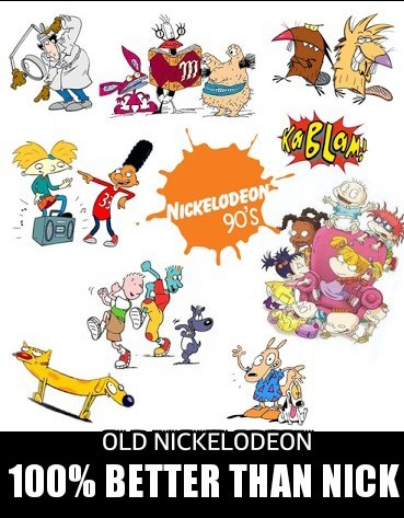 Nickelodeon vs Nick - meme