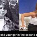 Jennifer Aniston, forever young