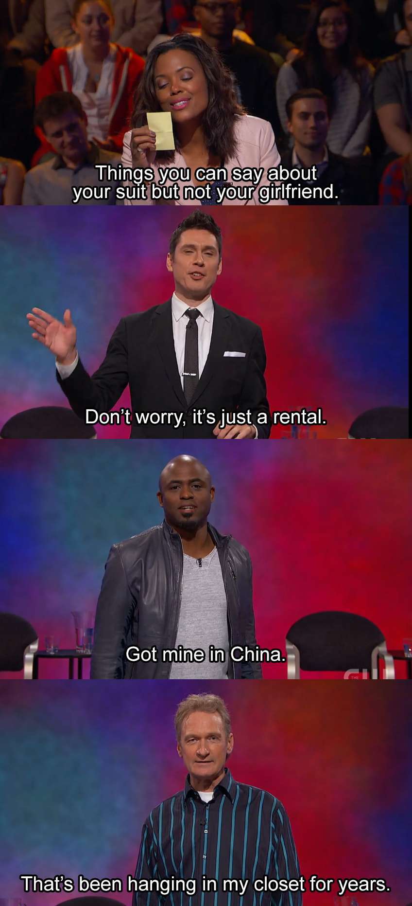 Scenes from a Hat escalated quickly on Whose Line . - meme