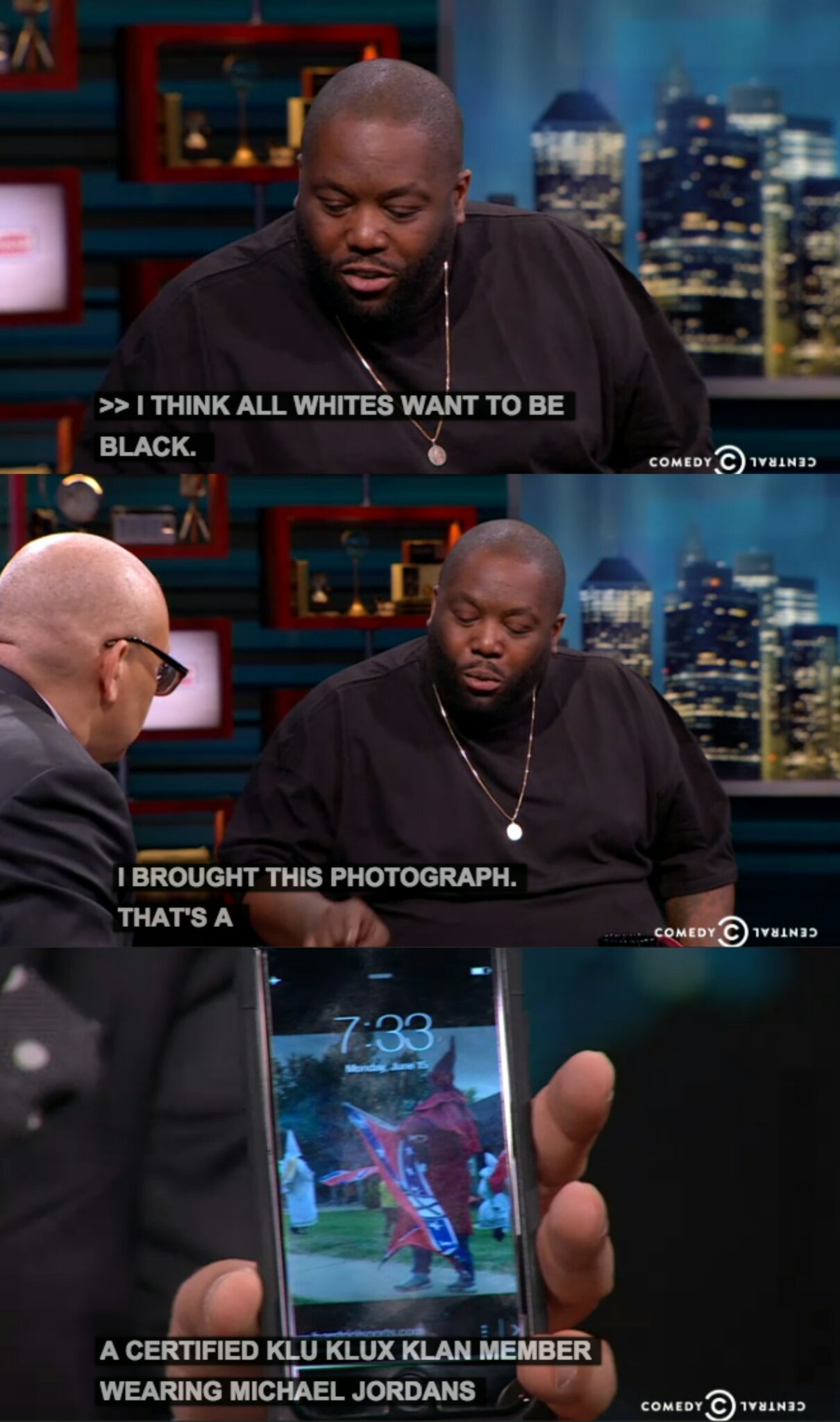 Killer Mike from Run The Jewels. Black culture is the most influential culture in modern day media. - meme