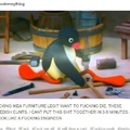 Pingu struggles