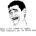 Le rugby vs l'amour X)