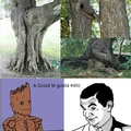 Este Groot es un loquillo