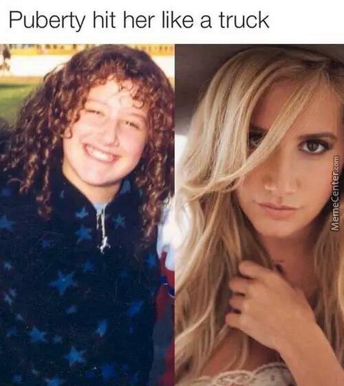 Damn this puberty - meme