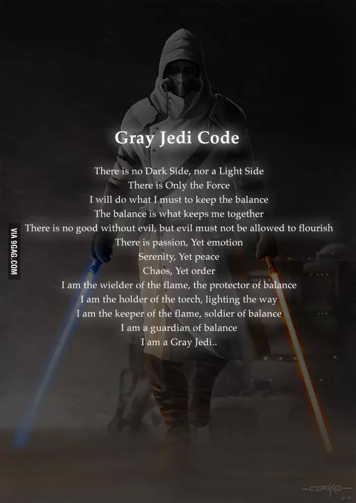 Only the gray - meme