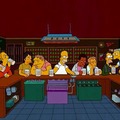 La última cena de Homer xd