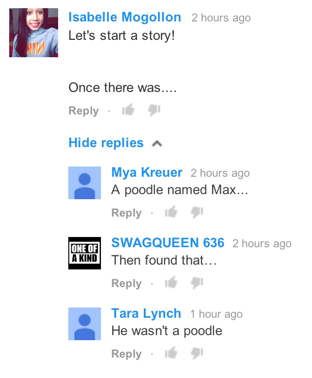 Comments on mai video, best story ever - meme