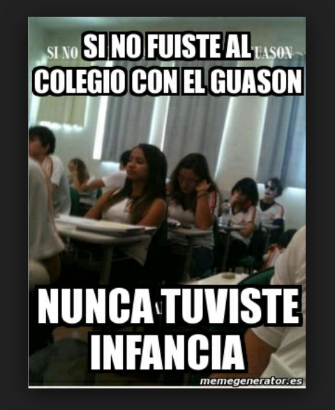 Escuela - meme