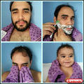 dpois de fazer a barba