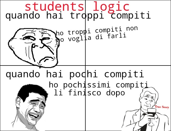 Students logic - meme