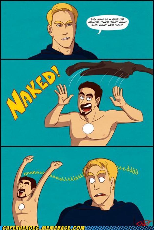 Naked stark - meme