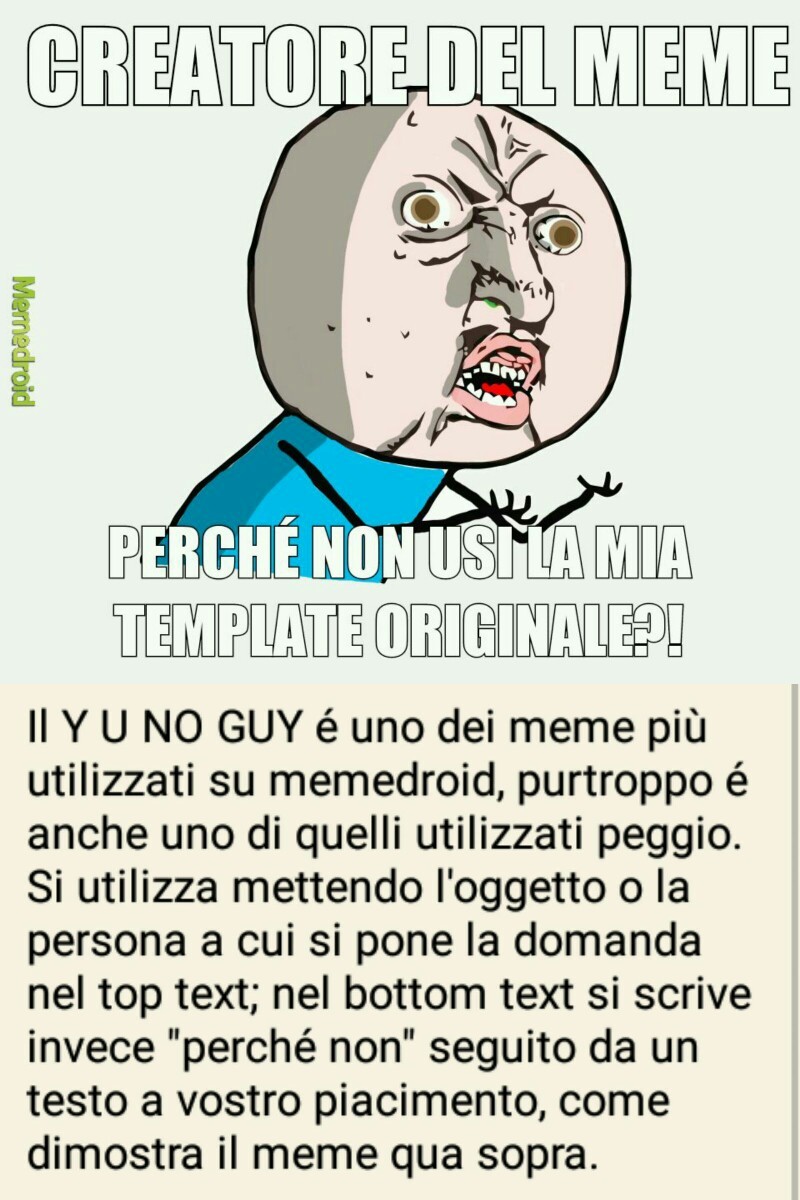Y U Not Guy: Utilizzo corretto ~gb13 - meme