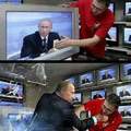 Même à la télé, ne dérangez pas Vladimir.