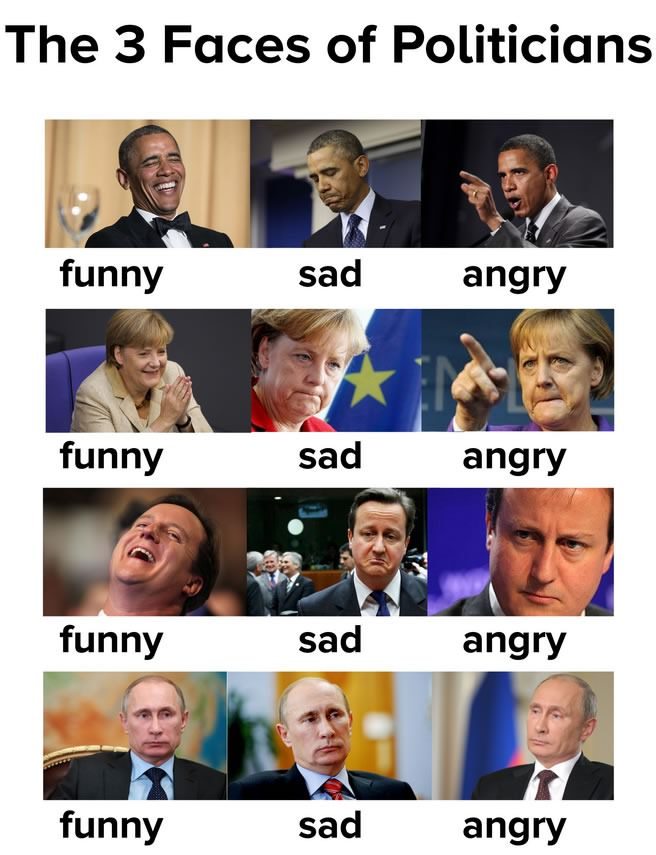 Les trois visages du politique - meme