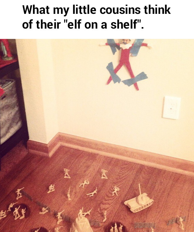 That elf is creepy as shit - meme