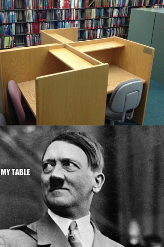 Hitler's table - meme