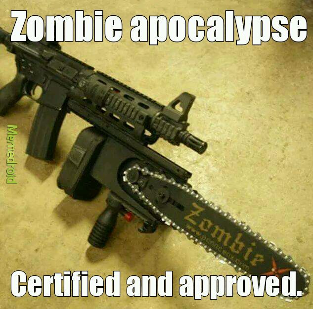 Zombie certified - meme