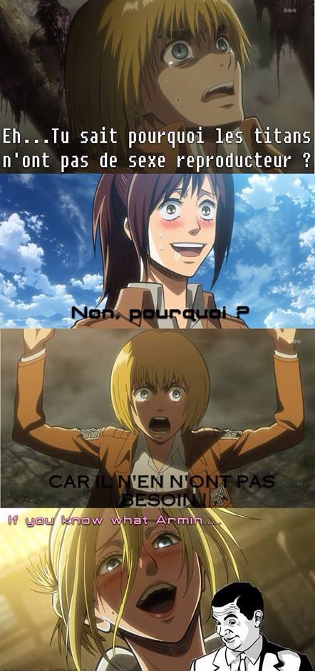 If U Know What Armin (dédi a couki zeu kouuine) - meme