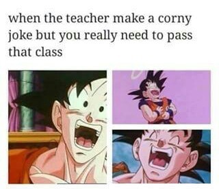 Hahahahahaha Good joke teacher... - meme