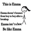Be like emma ladies.