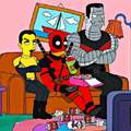 Got to love when the simpsons love deadpool