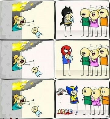 Super heroes - meme