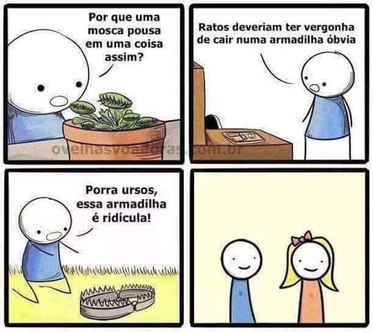 Ai que idiotas - meme