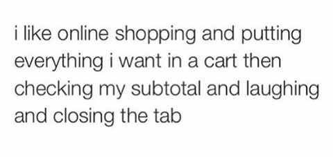 online shopping - meme