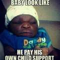 Child support for a child