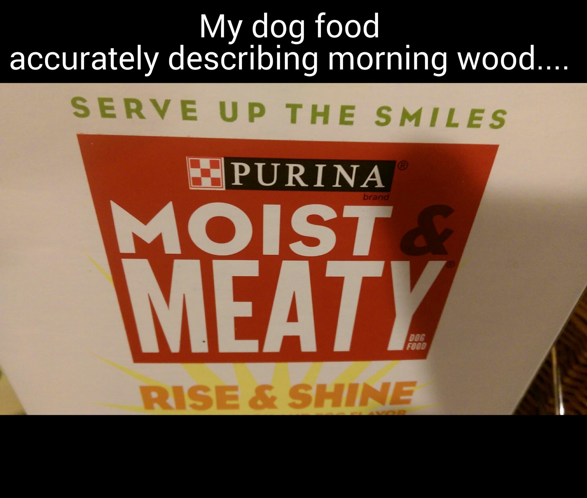 Morning wood, New flavor from Purina - meme