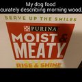 Morning wood, New flavor from Purina