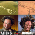 Aliens... humanos tambien...