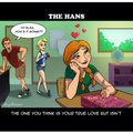 Third comment marries Hans.