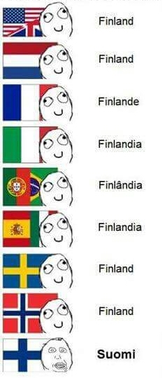 I feel awkward to be a finn. - meme