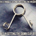 The hardest part of lifting..