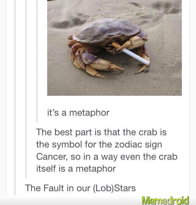 The Fault in Our Crabs - meme