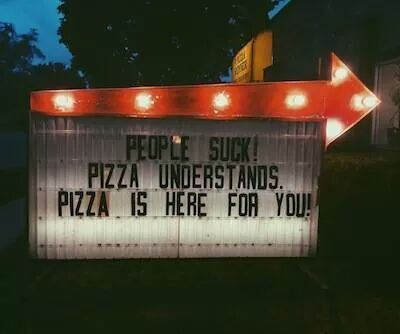 thanks pizza - meme