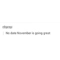 No date November...