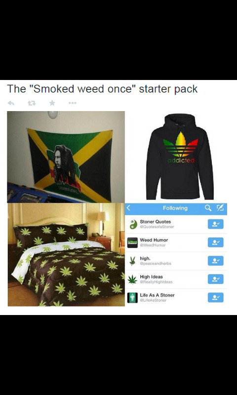 Title loves starter packs - meme