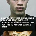 Bad luck albinos