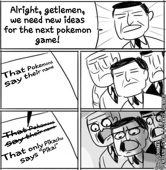 When making Pokemon OR AS - meme