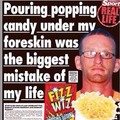 well on the subject of popping candy, ever put it in your mouth?