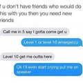 Level 10 emergency