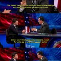 Colbert on U.S. relations with the rest of the world 