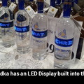Vodka with LED display