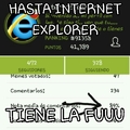 Hasta internet explorer