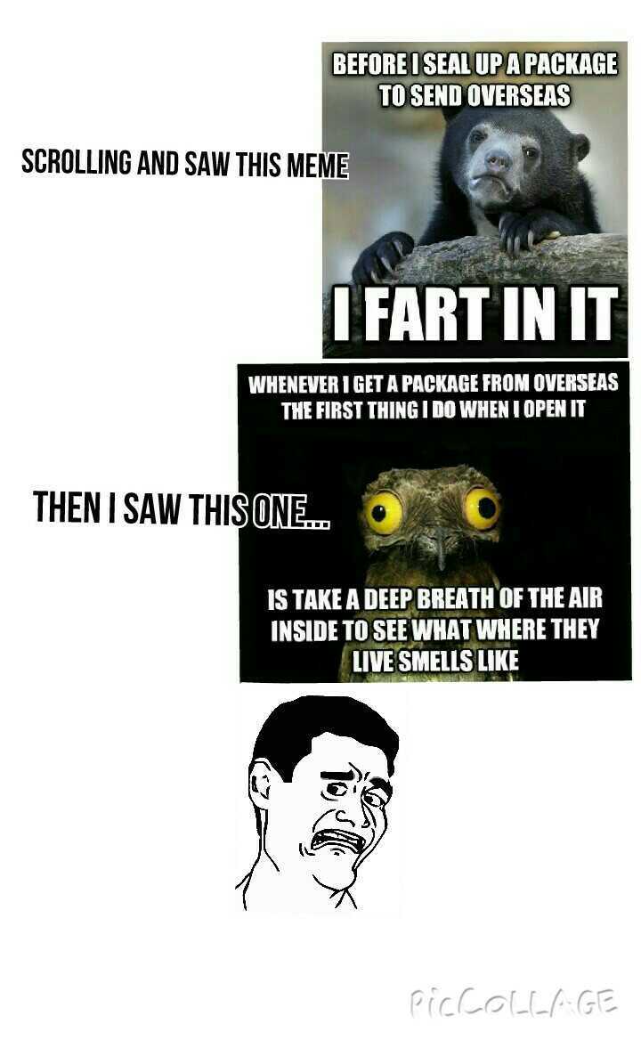 First comment is a fart sniffer - meme