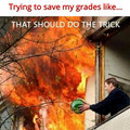 Trying to save my grades like...