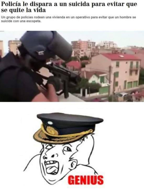 esa policia es toda una loquilla - meme